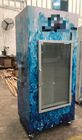 Congélateur commercial en acier peint de glace avec le système de réfrigération supérieur de bâti
