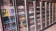 Refroidisseur droit de boisson de boissons de réfrigérateur de bière de réfrigérateur d'affichage de supermarché
