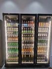 Refroidisseur droit de boisson de boissons de réfrigérateur de bière de réfrigérateur d'affichage de supermarché