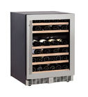 Refroidisseur de vin moderne de luxe de zone de commande numérique de 46 bouteilles double, réfrigérateur intégré de vin de maison d'hôtel
