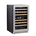 Refroidisseur debout libre de réfrigérateur de vin de compresseur de cave de vin rouge de double zone de réfrigérateur électrique