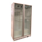 Réfrigérateur de refroidissement d'affichage de porte de fan en verre commerciale verticale de congélateur pour des boissons de bière