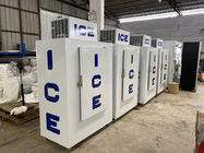 Cu 63. Pi congélateur extérieur commercial de glace, congélateur froid de stockage de sac de glace de mur
