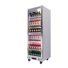 Réfrigérateur en verre de porte de boisson commerciale, 1 refroidisseur vertical d'affichage de porte