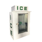 La station service d'intérieur de refroidisseur commercial de glace de R404a a mis en sac la poubelle d'entreposage dans la glace