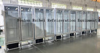 Un réfrigérateur/réfrigérateur plus frais de stockage de porte d'équipement de boisson verticale en verre d'affichage