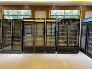 Cabinet commercial de congélateur de porte de réfrigérateur en verre d'affichage pour le supermarché