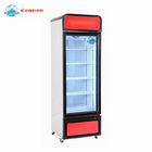 Réfrigérateur droit de congélateur en verre de porte d'étalage d'affichage du supermarché 450L