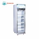 Réfrigérateur profond de porte de congélateur de portes de réfrigérateur commercial bon marché en verre transparent vertical d'affichage