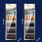 Refroidisseur vertical de boisson de porte simple de supermarché de réfrigérateur d'affichage de boissons