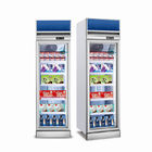 Congélateur vertical en verre du refroidisseur 400L d'affichage de boisson de réfrigérateur de porte de matériel de réfrigération commercial