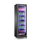 La porte en verre boit le réfrigérateur la bière de boisson que non alcoolisée a frigorifié le refroidisseur simple droit de porte de refroidisseurs d'affichage