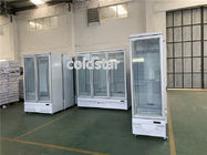 refroidisseur droit de réfrigérateur d'affichage de boissons d'énergie des boissons 400L avec la porte en verre
