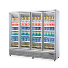 Réfrigérateur commercial de porte en verre de refroidisseurs de boisson de grande capacité