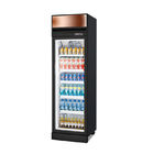 Refroidisseur droit de boisson de boissons de porte des réfrigérateurs 400L d'affichage de supermarché de réfrigérateur en verre de bière