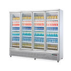 Étalage en verre de réfrigérateur de porte de refroidisseurs réfrigérés commerciaux de boisson