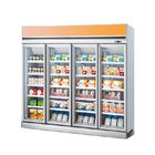 Étalage droit de congélateur de matériel de réfrigération de supermarché de 4 portes