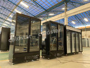 Congélateur de réfrigérateur vertical d'affichage de porte en verre commerciale de congélateur de 2 portes