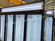 Adaptez le congélateur aux besoins du client vertical d'affichage d'étalage de viande de supermarché