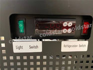 Congélateur de réfrigérateur commercial avec l'étalage droit de congélateur de porte simple en verre pour le supermarché