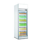 un réfrigérateur plus frais de la porte 450L d'affichage de boisson commerciale droite simple de réfrigérateur