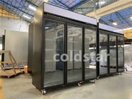 réfrigérateur commercial droit du supermarché 1000L pour le réfrigérateur froid d'affichage de boissons