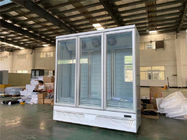 porte 220V en verre vitrine droite de réfrigérateur de congélateur de 1000 litres avec le compresseur de Donper