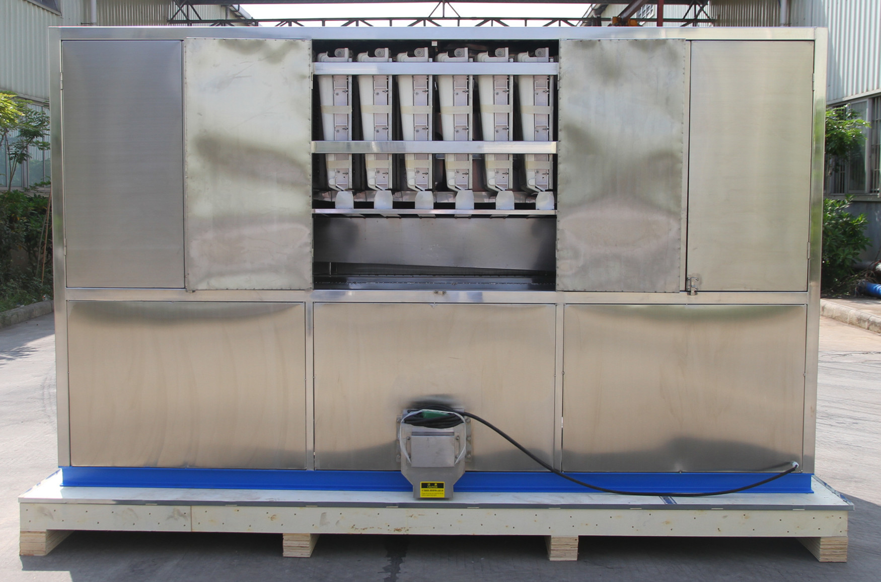 Équipement à glace commercial d'acier inoxydable, machine industrielle