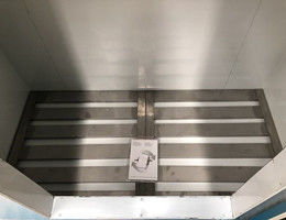 Fan refroidissant le Cu 100 d'intérieur dans la glace de poubelle commerciale d'entreposage. Pi type en verre de portes de double - 2