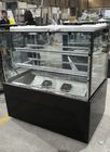 Réfrigérateur d'affichage de boulangerie d'étalage de gâteau de dessert avec le refroidissement bas de marbre de fan