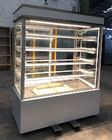 Réfrigérateur d'affichage de boulangerie, porte en verre de glissement de 1.2M Cake Showcase Back