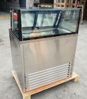 Congélateur frigorifié d'étalage de crème glacée, congélateur de stockage de Gelato de 6 plateaux