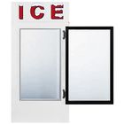 Cu 42. Pi logo adapté aux besoins du client par congélateur d'intérieur de glace, marchandiseur froid extérieur de glace de mur