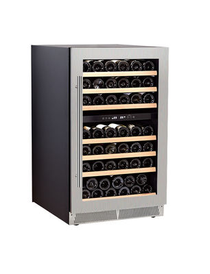 Bouteilles simples du réfrigérateur 86 de cave de la zone 208L d'acier inoxydable