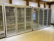 Réfrigérateur en verre de boisson non alcoolisée de porte du système de refroidissement 6 à distance de matériel de réfrigération de magasin