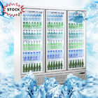 Étalage en verre non alcoolisé de réfrigérateur de porte du réfrigérateur 1500L d'affichage de boisson du compresseur R290 d'Embraco