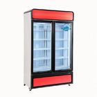 congélateur commercial d'étalage d'affichage d'aliments surgelés d'équipement de réfrigérateur de supermarché de porte en verre droite