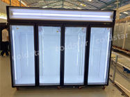 Refroidisseur droit commercial d'affichage de boissons d'énergie de monstre de réfrigérateur d'affichage de bière de congélateur