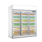 Un réfrigérateur plus frais de boisson commerciale droite d'affichage