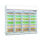 Refroidisseur droit commercial d'affichage de boissons d'énergie de monstre de réfrigérateur d'affichage de bière de congélateur