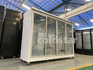 Plusieurs réfrigérateur et congélateur en verre d'affichage de porte avec le système distant