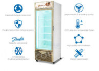 Congélateur droit vertical d'étalage d'affichage pour la glace et les produits congelés