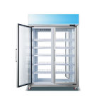 Réfrigérateur droit d'affichage de Front And Rear Open Door de supermarché et matériel de réfrigération commercial de congélateur