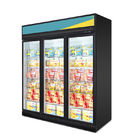 Congélateur en verre de réfrigérateur de porte de boissons de bière de supermarché d'affichage de congélateur de réfrigérateurs verticaux froids de Pepsi