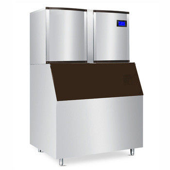 Machine commerciale de machine à glaçons de refroidissement par l'eau 1000KG/jour