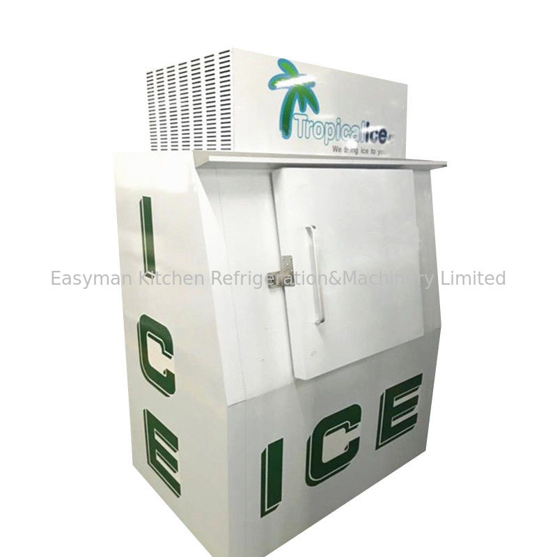 Congélateur solide droit CFC d'entreposage dans la glace de la porte R404A librement
