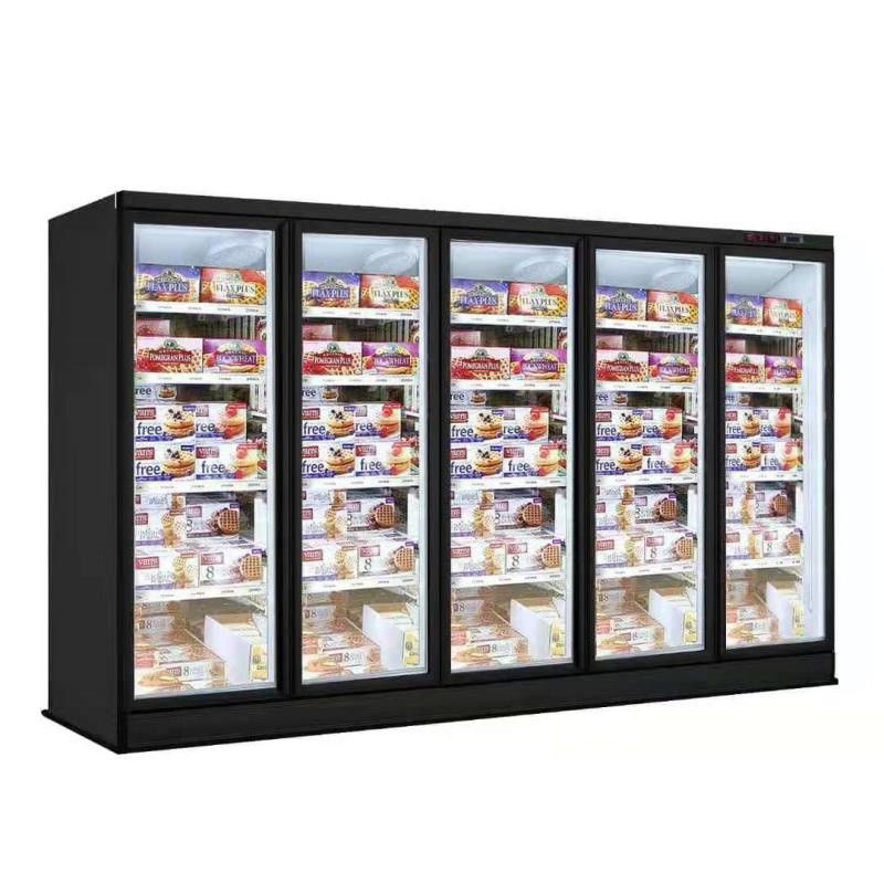 Muti - étalage de réfrigérateur d'affichage de boisson de supermarché d'épicerie de porte