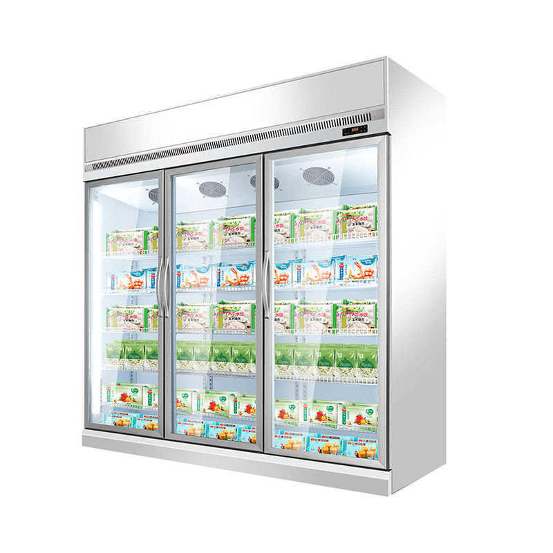 1 commercial 2 3 4 portes boit l'étalage de réfrigération avec le thermostat de Digital