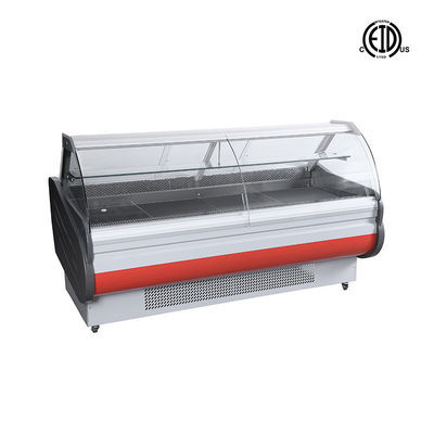 Marchandiseur de compteur de réfrigérateur d'affichage d'aliment cuits de supermarché de Front Open Door Deli Cooler