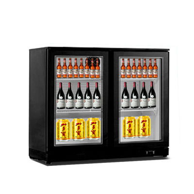 Refroidisseur en verre de boissons de Mini Bar Fridge Beer Chiller de porte pour l'hôtel